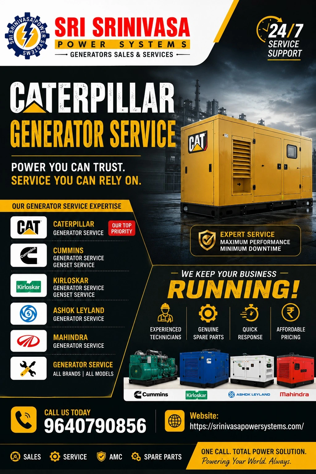 Caterpillar Generator Service